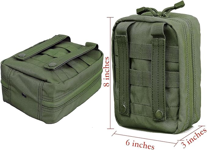 Carlebben EMT Pouch MOLLE Ifak Pouch Tactical MOLLE Medical First Aid Kit Utilit Camouflage
