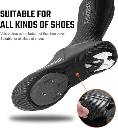 KINGBIKE Cycling Shoe Covers Overshoes Mountain/Road Bike Shoe Covers for Lock Shoes Protection Men Women