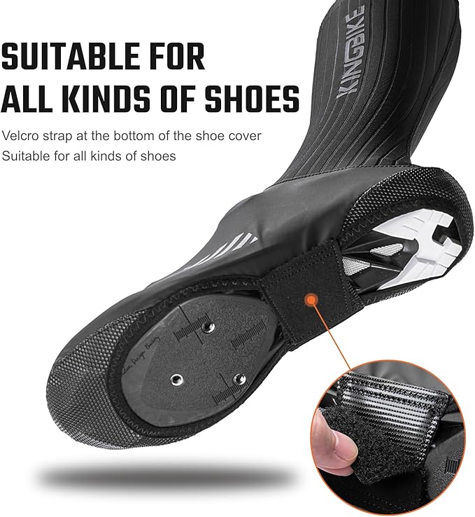 KINGBIKE Cycling Shoe Covers Overshoes Mountain/Road Bike Shoe Covers for Lock Shoes Protection Men Women