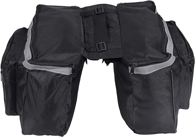 Ejoyous Pannier Bag, 25L Saddle Bag Cycling Rear Rack Luggage Carrier Trunk Bag for Mountain Road Seat