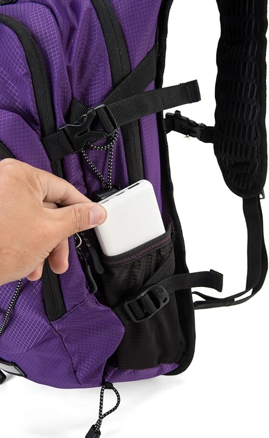 Hydration Backpack Pack with 2L Water Bladder 18L Hiking Backpack Women Men Lightweight Hydropack Insulated Daypack for Biking, Running, Festival