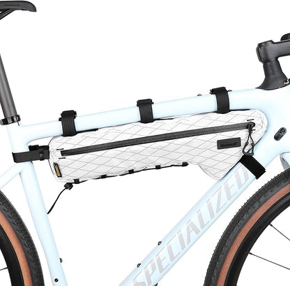 Rhinowalk Bicycle Front Frame Bag Bike Under Top Tube Triangle Bag Lightweight 1.7L Cycling Accessories Nylon Pack Pouch for Mountain Road Bike