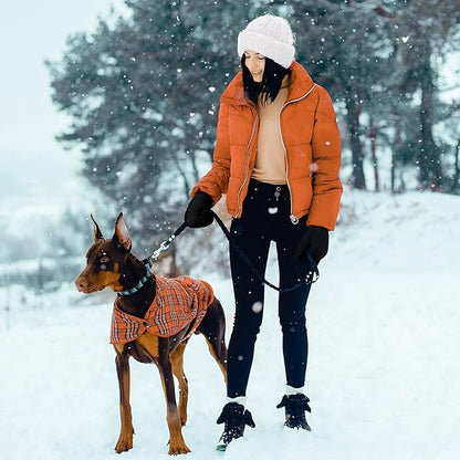 OZERO Winter Gloves for Men & Women | -30℉ Warm Thermal Running Cycling and Work Gloves for Men Cold Weather | Deerskin and Polar Fleece Insulated Winter Gloves Men