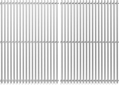18.75" 2Pack Stainless Steel Cooking Grill Grates for Weber Genesis II 300 and Genesis II LX 300 Series Gas Grills, Genesis II E&S 310 315 320 325 340, Replacement Parts for Weber 66095