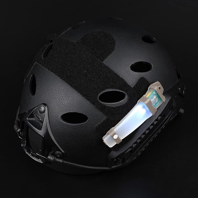 Personal Identification Marker - Tactical Helmet Light, Portable Survival Signal Light for Hiking, Boating, Cycling, Fishing