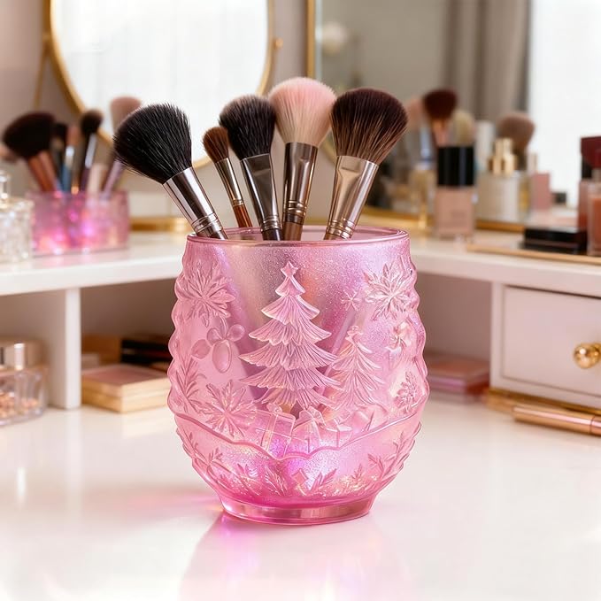 Christmas Tree Cup Silicone Molds - Reusable Epoxy Resin Molds for DIY Casting with Resin, Plaster, Concrete, Ideal for Making Small Item Storage, Candle Containers & Home Decor Crafts Molds