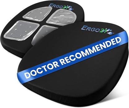ERGO21 Original Seat Cushion with LiquiCell Technology – Tailbone, Sciatica, Hip & Lower Back Pain Relief – Car Seat Cushion, Office Chair, Truck, Travel, Home – 18"x17"x2"
