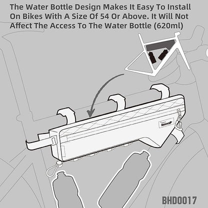 Rhinowalk Bike Frame Bag Waterproof Bike Triangle Bag Bicycle Pouch Under Tube Bag Professional Cycling Accessories