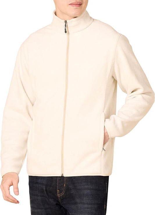 Amazon Essentials Men's Full-Zip Fleece Jacket (Available in Big & Tall)