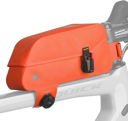 Rhinowalk Bike Frame Bag with Magnetic Flap Waterproof Bicycle Top Tube Bag Bikepacking Cycling Tools Storage Bag for MTB Road Bike