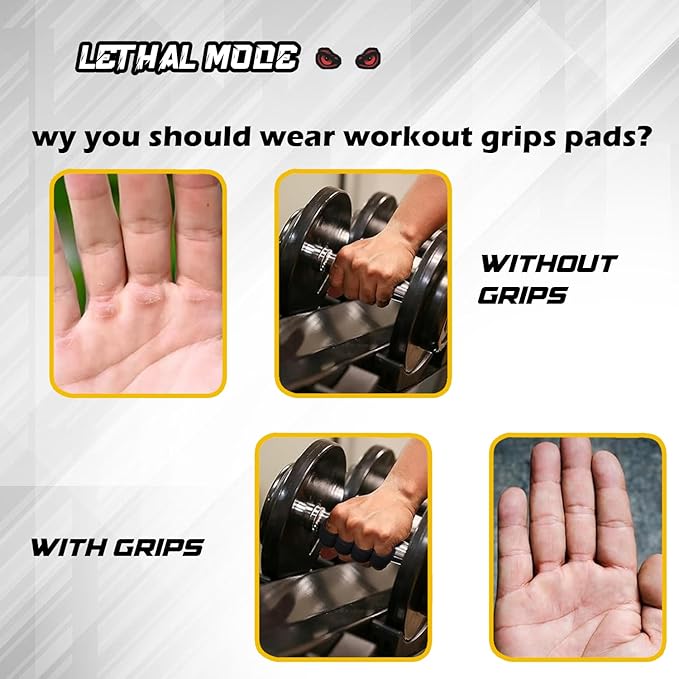 Workout Gloves & Grips – Leather, Rubber & Neoprene Options for Weightlifting, Crossfit & Gym – Non-Slip, Wrist Support Gloves for Men & Womenn