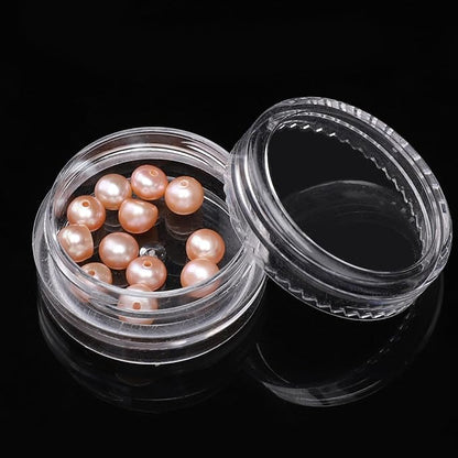 Natural Half Drilled Pearl Beads Pink 4.5-5mm 12pcs AAAA Freshwater Cultured Loose Gemstone Beads for DIY Stud Earring Jewelry Making