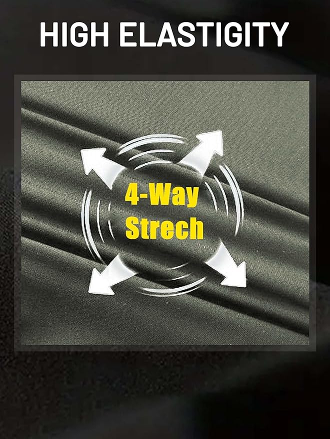 Men's Hiking Pants Quick-Dry Lightweight Sweatpants Outdoor Fishing Pants Water Resistant with Zipper Pockets