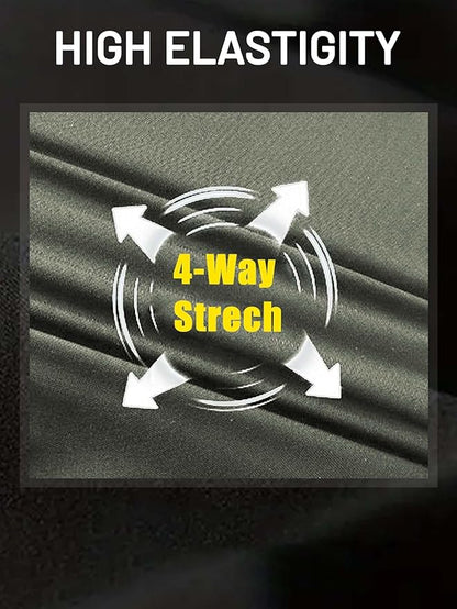 Men's Hiking Pants Quick-Dry Lightweight Sweatpants Outdoor Fishing Pants Water Resistant with Zipper Pockets