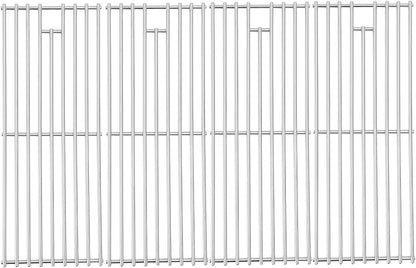 J&HYBBQ 4Pcs Stainless Steel Grill Grate 19 1/4 x 7.5 Inch, 7mm Rod BBQ Grill Grate Compatible with Bull Angus, Brahma, Outlaw, Steer Premium, Lonestar Select, 7 Burner Premium, Lion Premium