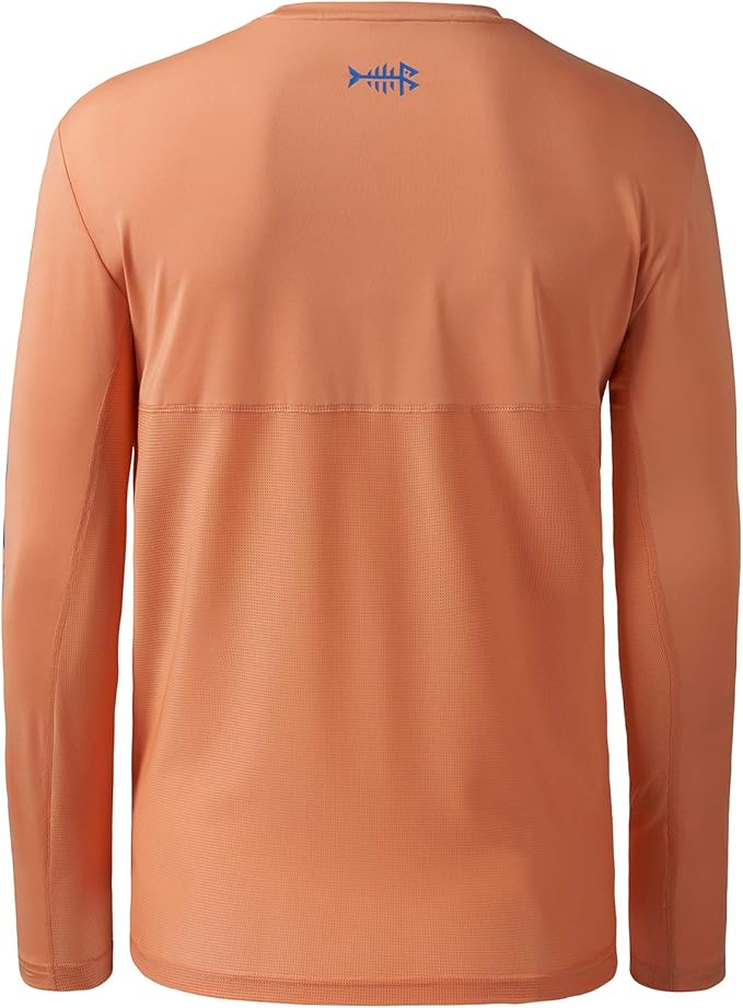 BASSDASH Fishing T Shirts for Men UV Sun Protection UPF 50+ Long Sleeve Tee T-Shirt