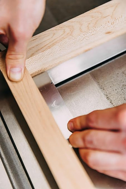 PEC Tools Machinist Square Precision Engineer Wide Seat Square 90 Right Angle Ground Hardened Steel Angle Ruler 6 x 4 Inch, Suitable for Woodworking and Precision Layout Work