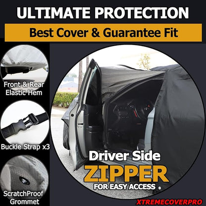 All Weather Waterproof car Cover Good for rain Snow uv Protection dust Escalade ESV Suburban Expedition Yukon XL Excursion Grand Wagoneer Navigator