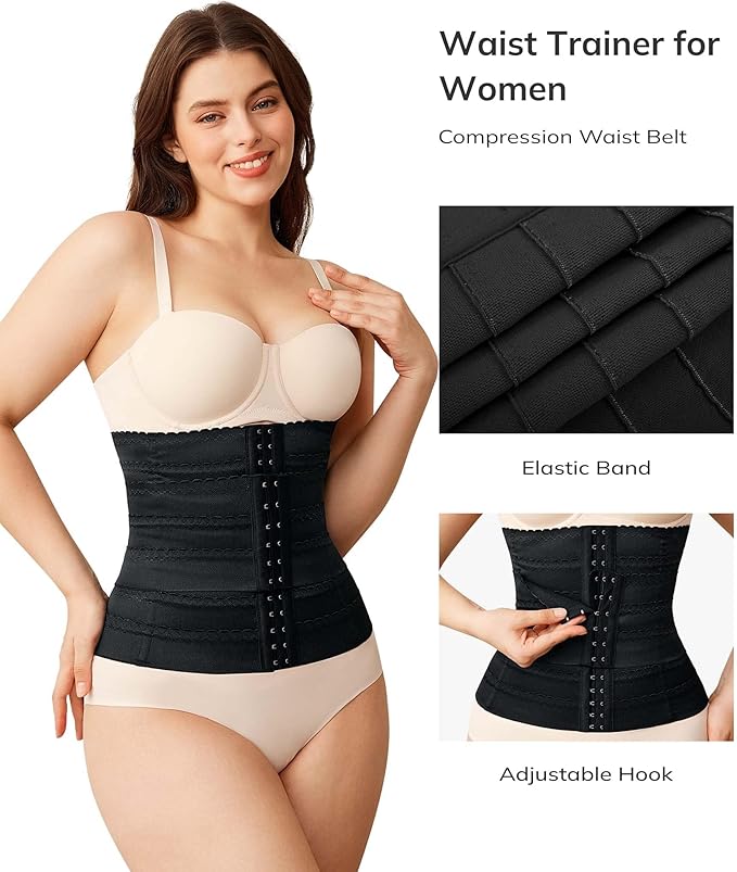 LODAY Waist Trainer for Women Corset Shapewear Tummy Control Faja Body Shaper Waist Cincher