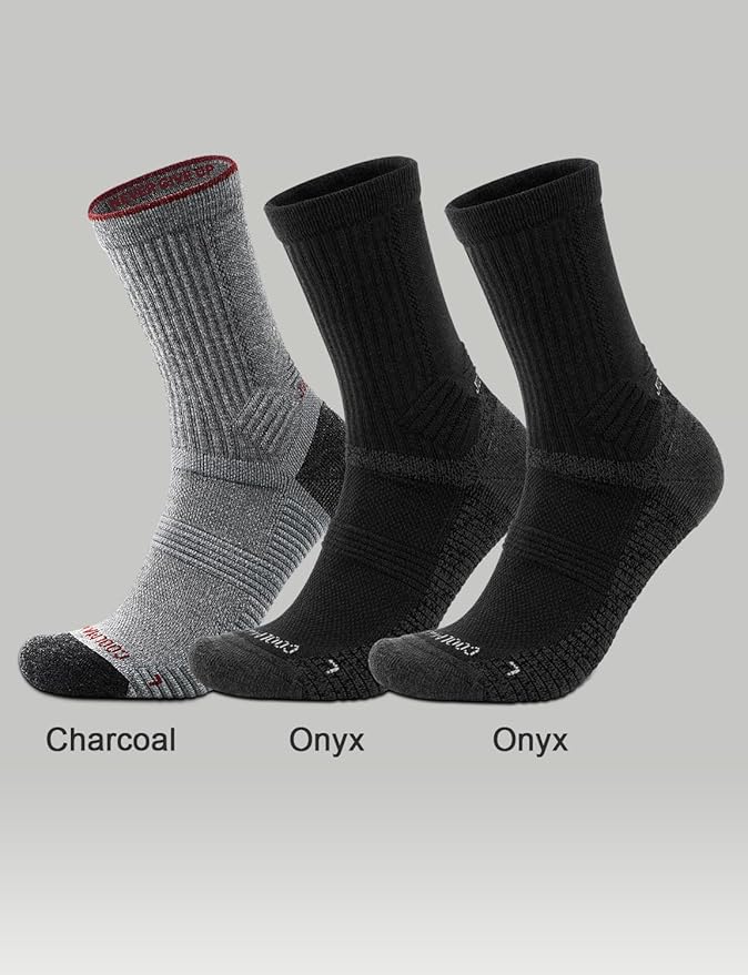 Merino Wool seamless Hiking Socks Moisture Wicking Anti-Blister Breathable Cushioned Compression Womens