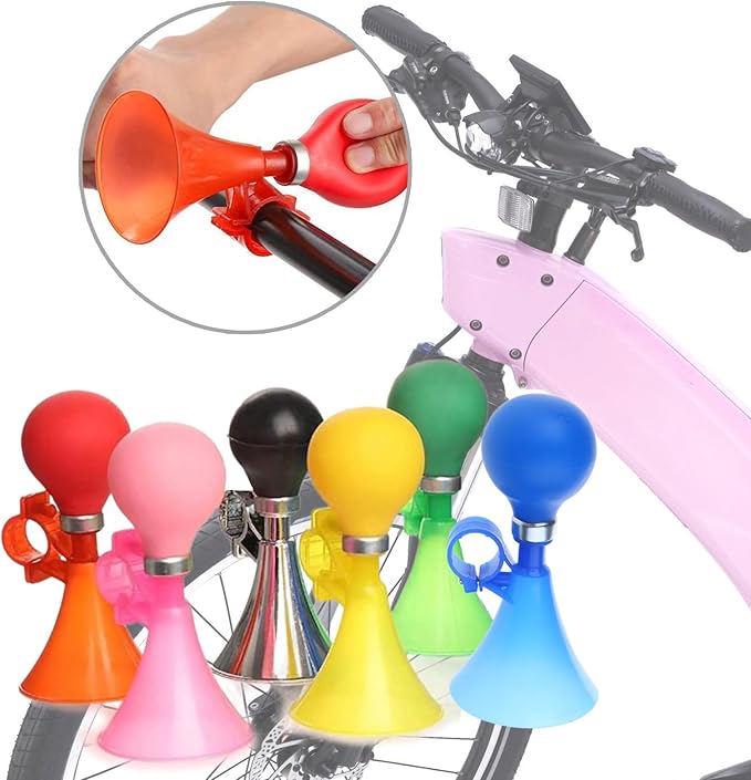 Bikes Horn for Adults Kids Decors Trumpet Cyclings Bells Handlebars Air Trumpet Bikes Bells Air Horn
