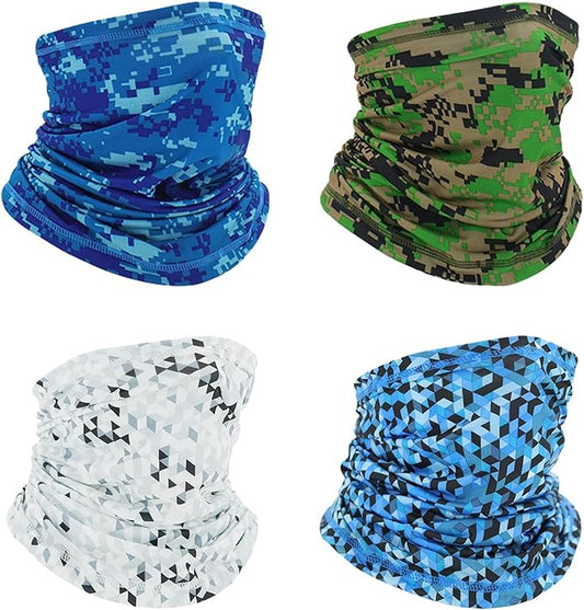 Neck Gaiter Face Mask,Sun Cooling Scarf,Balaclava Bandana Cover for Men Women