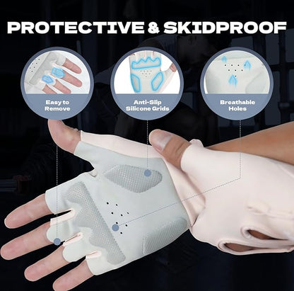 COFIT Breathable Workout Gloves, Antislip Weight Lifting Gym Gloves for Men Women, Superior Grip & Palm Protection for Weightlifting, Fitness, Exercise, Training