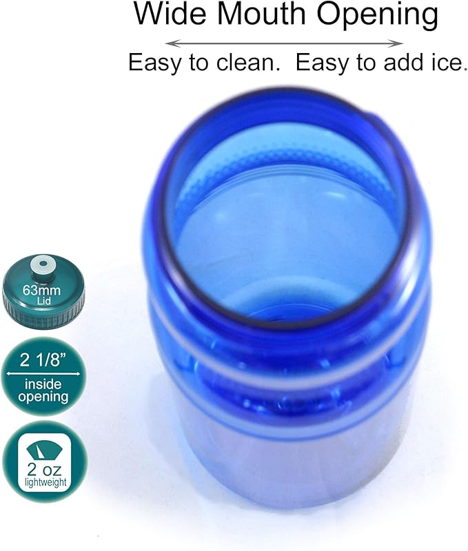 Rolling Sands BPA-Free 24 Ounce Water Bottles, 3 Pack, Made in USA