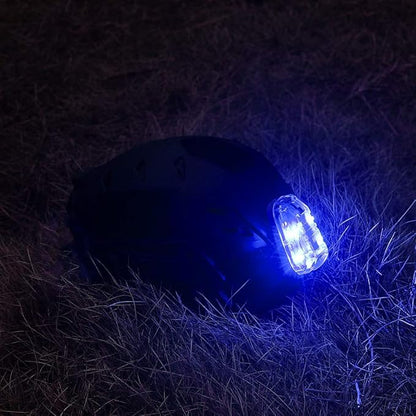 Tactical IR Helmet Light 4 Modes with Blue + White LED + IR Strobe/Constant, Airsoft Survival Signal Identification Lamp for Fast Wendy and More Helmets