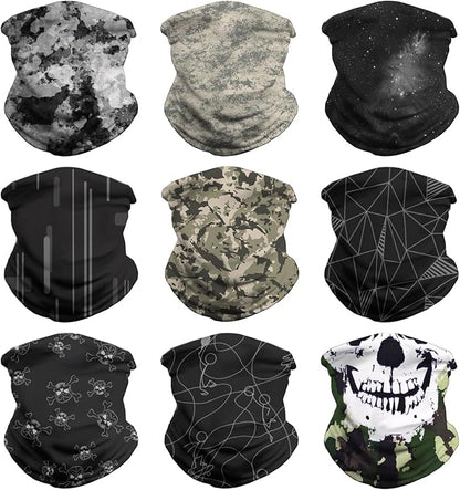 Neck Gaiter Face Cover - Sun Protection Mask Balaclava for Men and Women