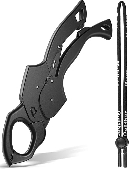 Fish Gripper 9.2",Fish Grabber Tool with Lanyard,Fish Holder for Saltwater
