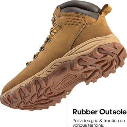 NORTIV 8 Mens Hiking Winter Snow Insulated Waterproof Outdoor Boots