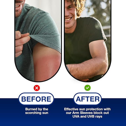 ARMORAY Arm Sleeves for Men or Women - Tattoo Cover Up - Cooling Sports Sleeve for Basketball Golf Football