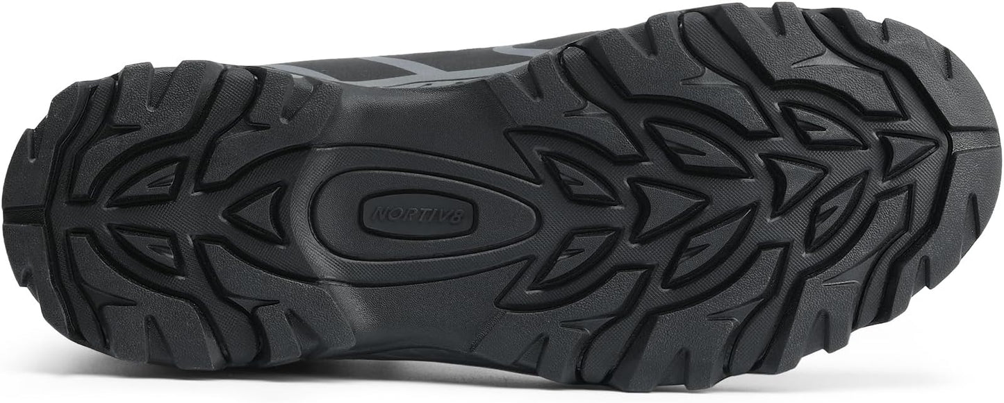 NORTIV 8 Men's Ankle High Waterproof Hiking Boots Outdoor Lightweight Shoes Trekking Trails Armadillo