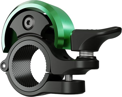 Greallthy Bike Bell, Aluminum Alloy Bicycle Bell with Clear Loud Sound, Bike Bells for Adults and Kids, Sturdy and Compact Bell Fits 0.75-1in(19-25.4mm) Handlebar for Mountain, Road Bikes.