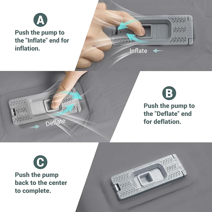 Elegear Self Inflating Sleeping Pad, Built-in Electric Pump 3.1" Ultra-Thick Memory Foam Camping Mattress Pad with Pillow Double Sleeping Pad for Camping R-Value 9.5 Foam Camp Pad for Car/Traveling