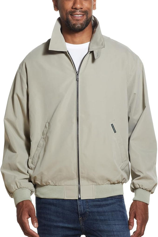 Weatherproof Men's Golf Jacket - Lightweight Windbreaker, Water-Resistant Microfiber Shell, Perfect for Golf & Casual Wear