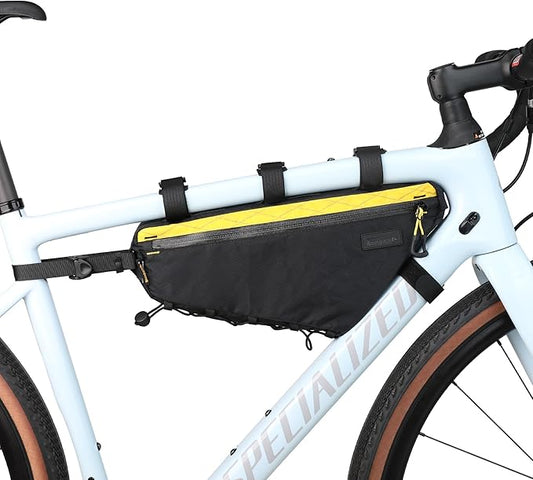 Rhinowalk Bicycle Front Frame Bag Bike Under Top Tube Triangle Bag Lightweight 1.7L Cycling Accessories Nylon Pack Pouch for Mountain Road Bike