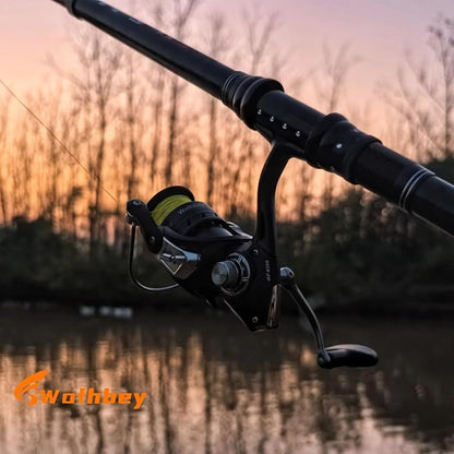 Spinning Fishing Reels for Saltwater Freshwater, 3000/4000 Series Fishing Spool Left/Right Interchangeable, 7+1 Real Ball Bearings, Real 5.2:1 Gear Ratio