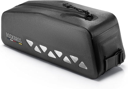 ROCKBROS Top Tube Bike Bag Waterproof Bike Frame Bag Lightweight Buckle Lock Design TPU Material Top Tube Bag Easy Install Cycling Top Tube Front Frame Pack 1L Capacity
