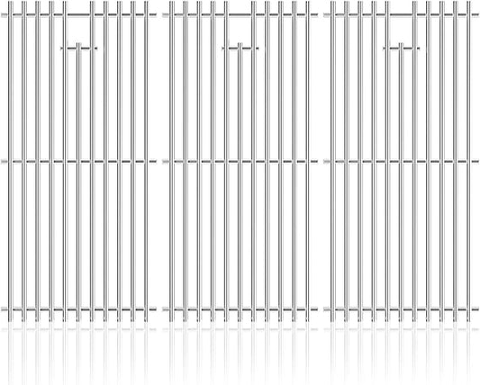 16 15/16" Stainless Steel Grill Grates Replacement for Charbroil 463344116 463343015 Gas2coal 463340516 463370516, Grill Grids for Char-Broil 463344116 463672416, G460-0500-w1, G530-b700-w1