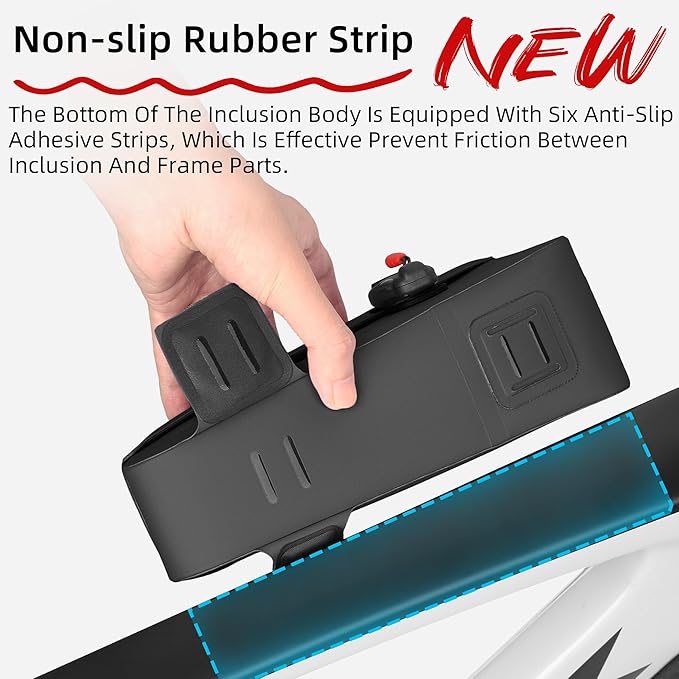 Rhinowalk Bike Top Tube Bag Bike Frame Bag Fully Waterproof and Stable Bicycle Frame Bag Bicycle Bag Professional Cycling Accessories for Mountain Road Bike