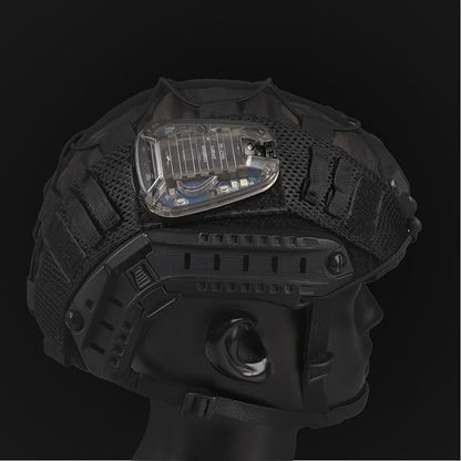 Tactical Helmet Light,4 Modes Visible LED IR Constant-on/Strobe,Waterproof Ladybird Lamp Survival Signal Light for Outdoor Sports Survival Signal Light,1*CR123A Battery Included.