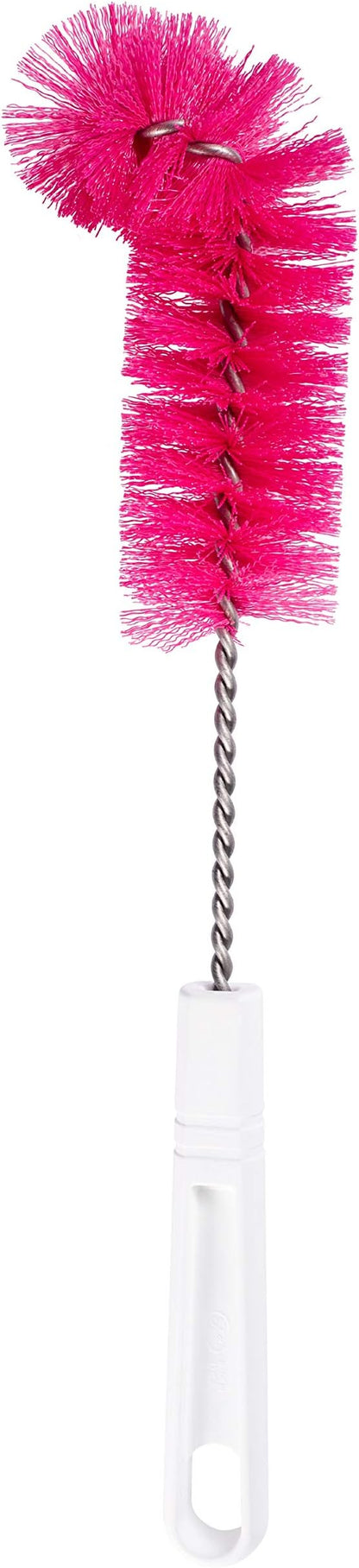 Fuller Brush Bottle Brush – Cleans Narrow Mouth Water Bottles, Travel Mugs, Sports Tumblers, Hydration Flasks, Gym Jugs - Pink