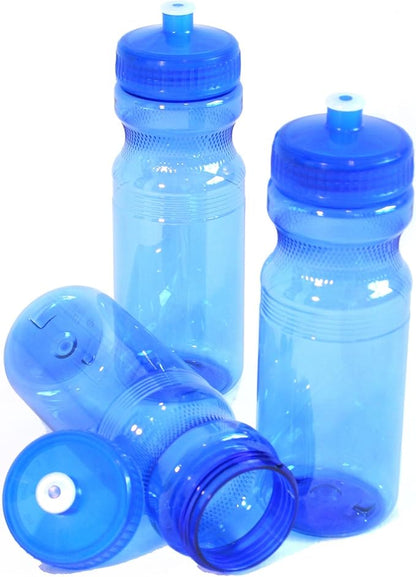 Rolling Sands BPA-Free 24 Ounce Water Bottles, 3 Pack, Made in USA