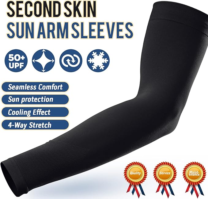 GOUNOD Arm Sleeves for Men Women,Compression Sleeves to Cover Arms for Men Working,Sun Sleeves for Men UV Protection