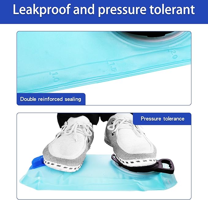 Hydration Bladder, 1.5-2-3L Water Bladder for Hiking Backpack, BPA-Free Leak Proof Water Reservoir Storage Bag, Water Pouch Hydration Pack for Camping Cycling Running
