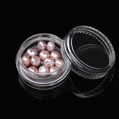 Natural Half Drilled Pearl Beads Purple 5.5-6mm 12pcs AAAA Freshwater Cultured Loose Gemstone Beads for DIY Stud Earring Jewelry Making