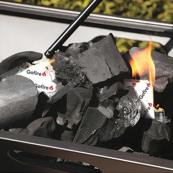 GOFIRE Travel Fire Starter for Camping, Hiking, Backpacking | Uses: Grill, Campfire, Fireplace, Wood Stove | All Purpose, Portable, Waterproof | Heat During Cold Rain & Snow | 50 Pieces
