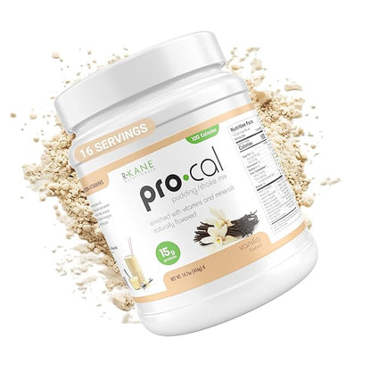 Pro-Cal Vanilla Meal Replacement Powder, 14.07 oz – High Protein, Low Calorie Shake & Pudding Mix – 16 Servings, Delicious & Easy to Prepare – Supports Healthy Weight Management, Vanilla